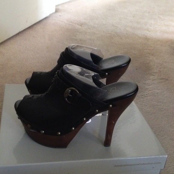 Jessica Simpson Shoes - Black JS Wilone Mules