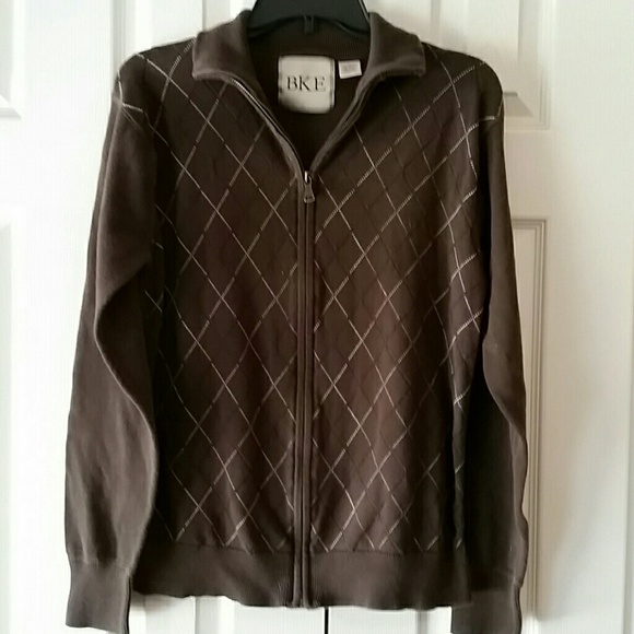 Mens BKE zip up super soft sweater~ size M