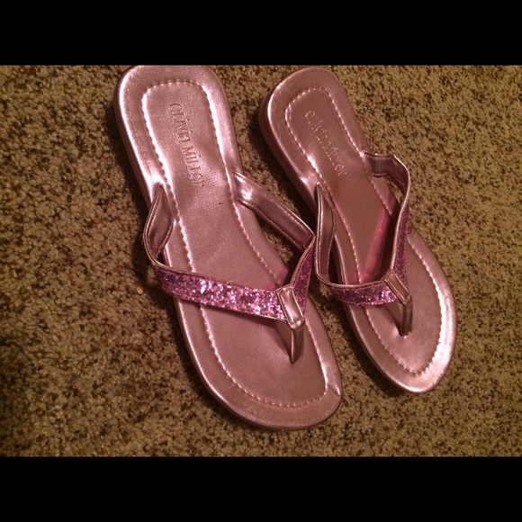 Pink sparkly sandals - Picture 1 of 1