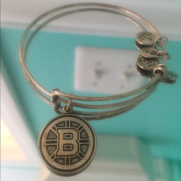 Alex and Ani Bruins Charm Bangle