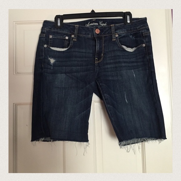 AEO denim shorts