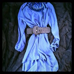 Navy Blue Relaxed-Fit Dress