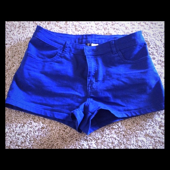 Blue shorts