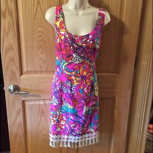 Lilly Pulitzer Eaton Shift Tassel Dress