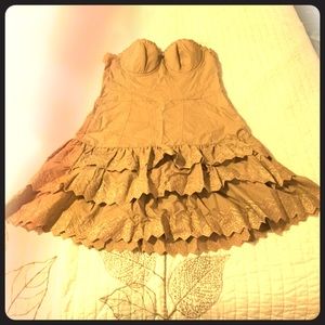 NWOT- Strapless Corset Dress