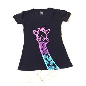 NWOT- Black graphic tee