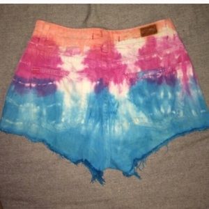 BDG tie dye shorts