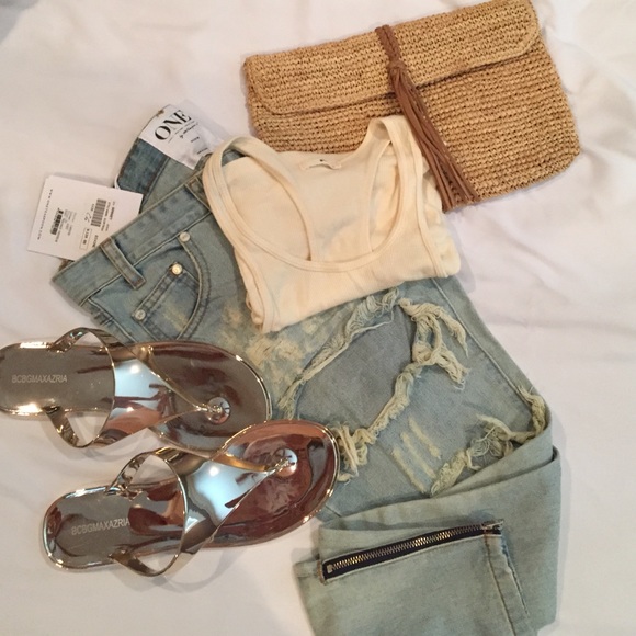 One Teaspoon Denim - ONE TEASPOON DIRT TRASHED FREEBIRDS. Sz 26👖💙