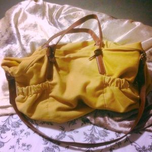 Boho yellow tote