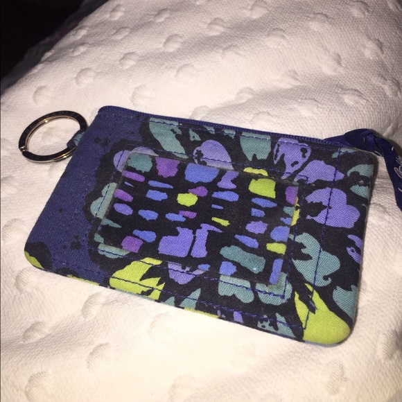 Vera Bradley Zip ID Case in Indigo Blue