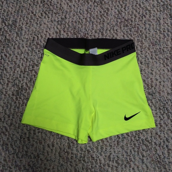Neon Yellow Nike Pros