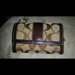 Coach Signature Brown Wallet