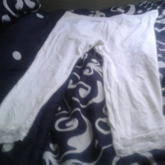 White leggings