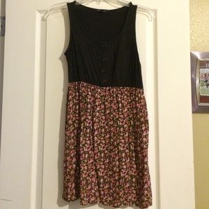 Floral Cotton Tank Dress