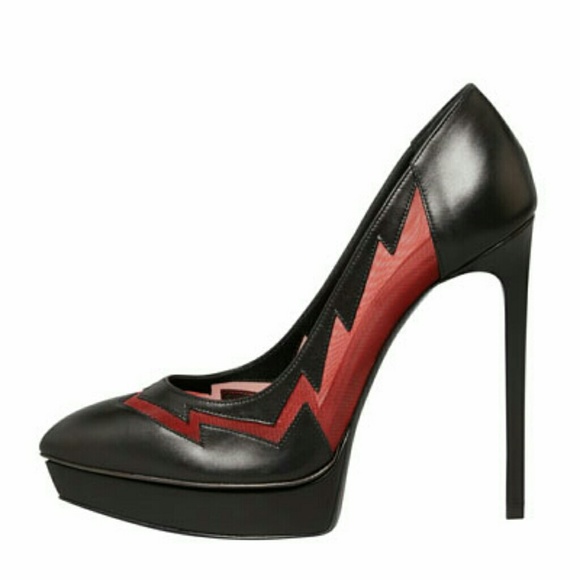 Saint Laurent Lightening Mesh Pump - Picture 1 of 3