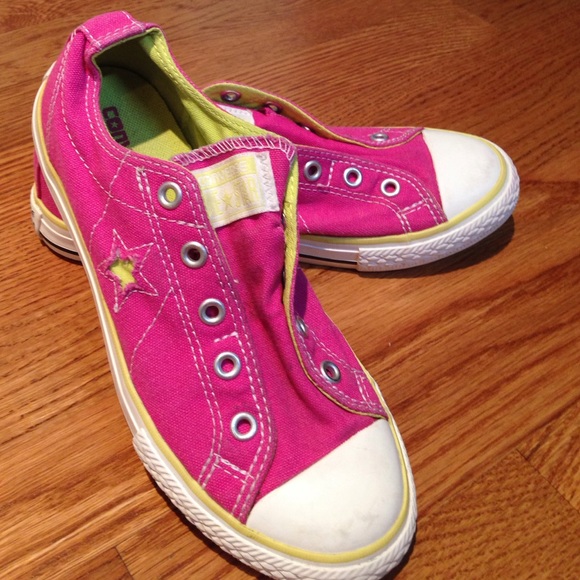 pink slip on converse