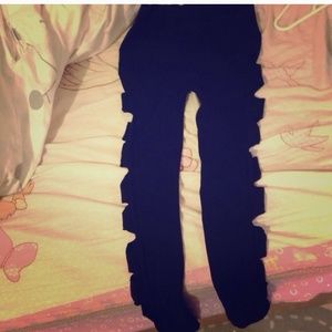 Side ripped leggings