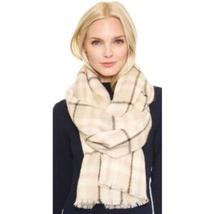 Kate Spade New York Plaid Blanket Scarf