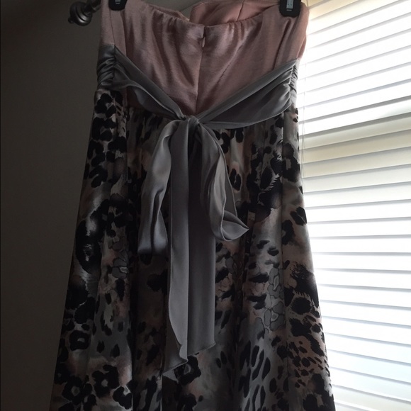 Pink, Black, and Silver Leopard Dress. - Picture 2 of 4