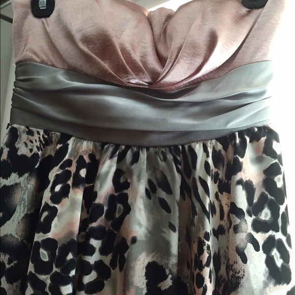 Pink, Black, and Silver Leopard Dress. - Picture 4 of 4
