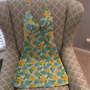 Lilly Pulitzer cotton halter dress
