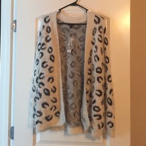 💟Black and White Leopard Cardigan💟