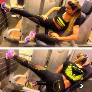 Labellamafia mesh gym leggings