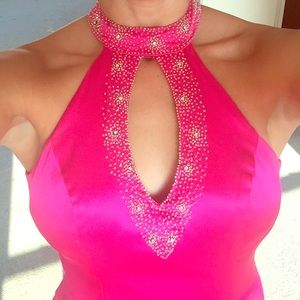 Jovani New York Size 4 Hot Pink Prom Dress