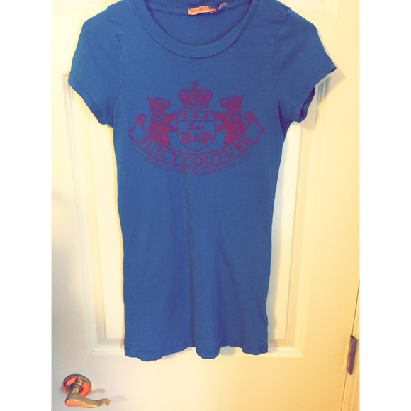 Blue and purple juicy couture graphic tee - Picture 1 of 2