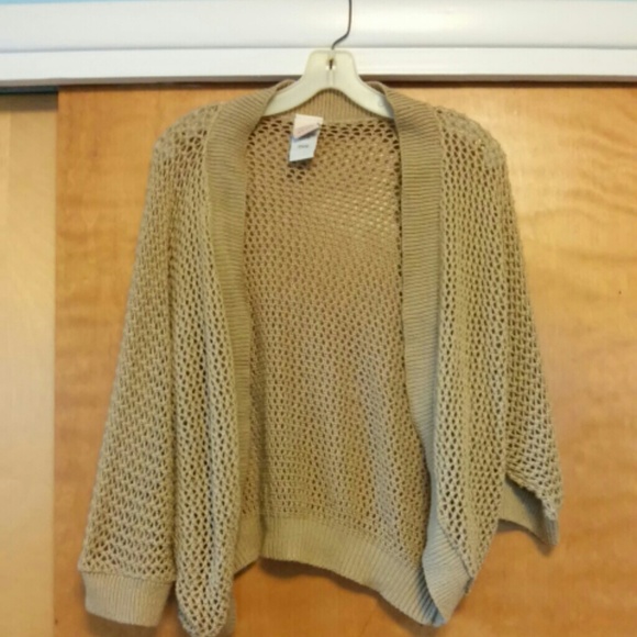 Open work cardigan