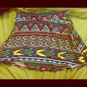 Colorful summer skirt