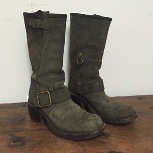 Fiorintini and Baker suede 6 1/2 ankle boots