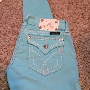 Super cute blue miss me jeans