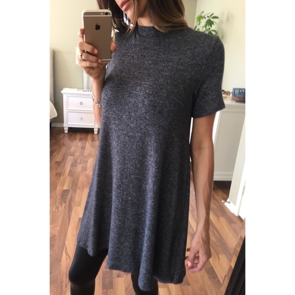 Sold • Dark Charcoal Tunic / Dress - Picture 3 of 4