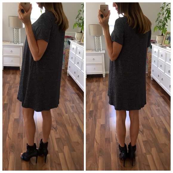 Sold • Dark Charcoal Tunic / Dress - Picture 4 of 4