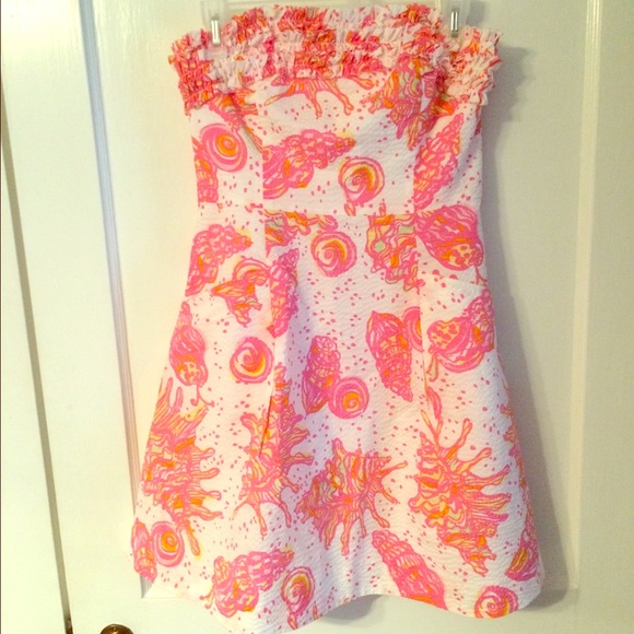 Lilly Pulitzer size 4 white print dress