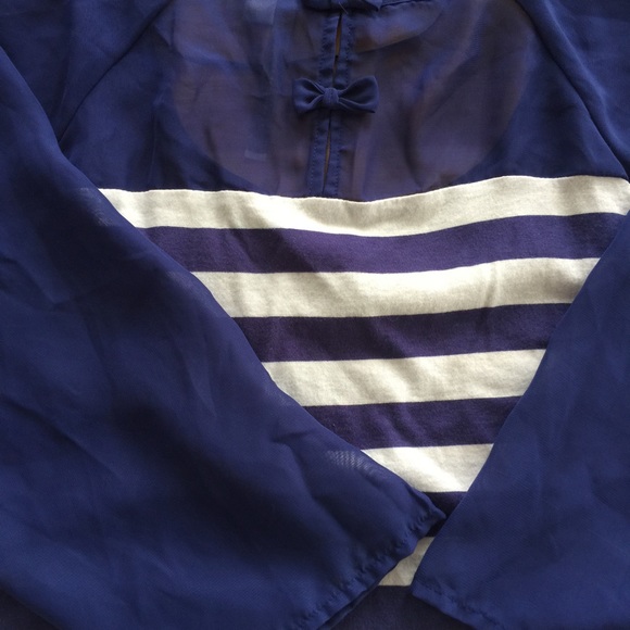 Striped Lauren Conrad top - Picture 3 of 4