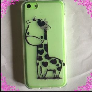 Clear iPhone 5/5s case zebra