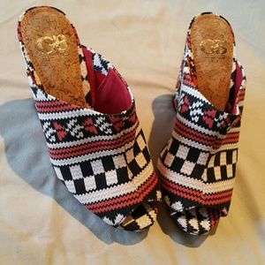Gianni Bini Tribal Wedges