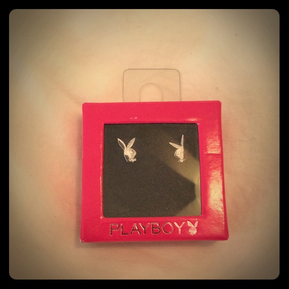 Playboy bunny earrings