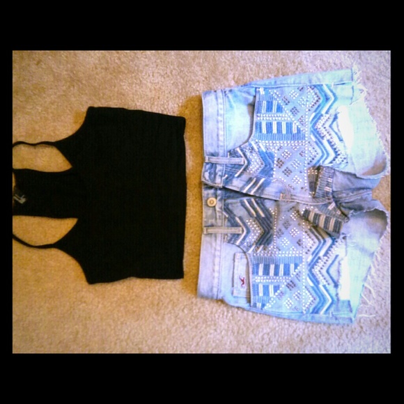 High waisted shorts