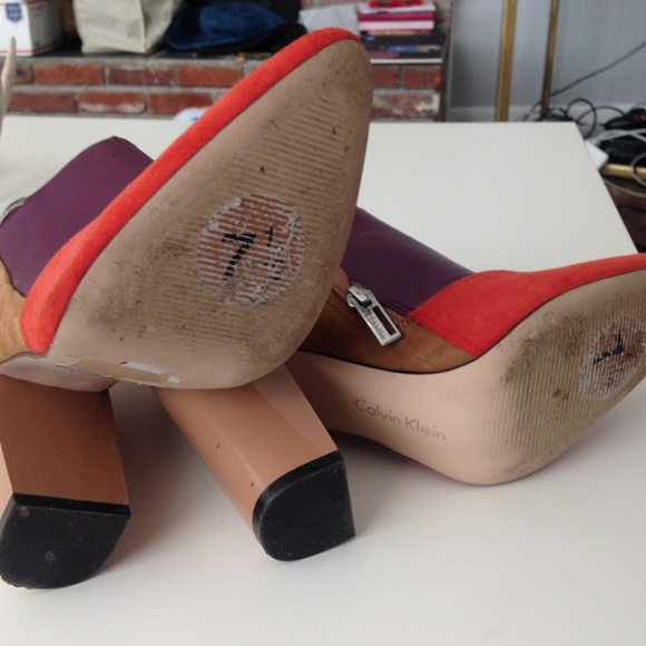 Calvin Klein Shoes - 🚨 SOLD 🚨 Calvin Klein Leather Booties Calvin Klein Shoes - 🚨 SOLD 🚨 Calvin Klein Leather Booties