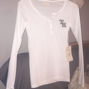 True Religion New White Long Sleeve Top. New w tag