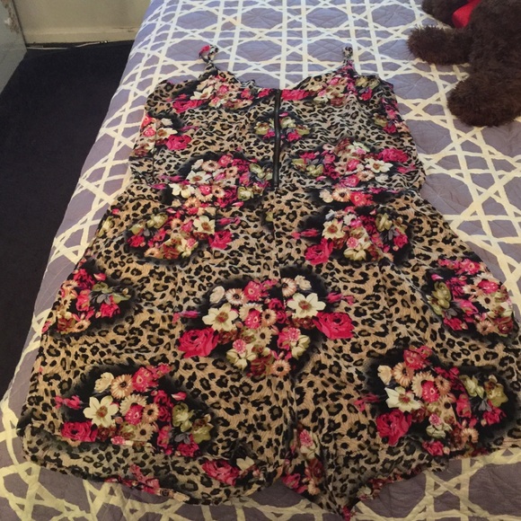 Cheetah Romper