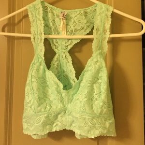 Free People teal bandeau