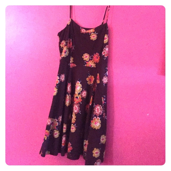 Brown flowered sundress. - Picture 1 of 1