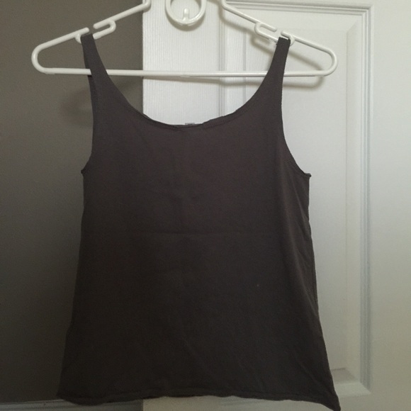 Gray tang top