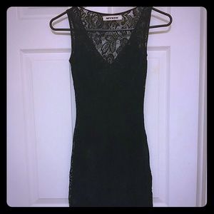 Black lace dress