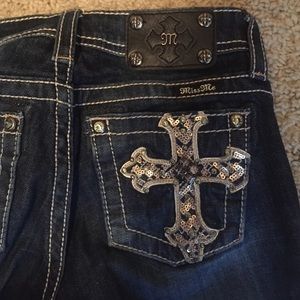 Youth miss me straight legged jeans