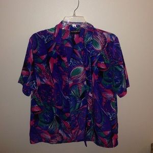 Vintage abstract blouse